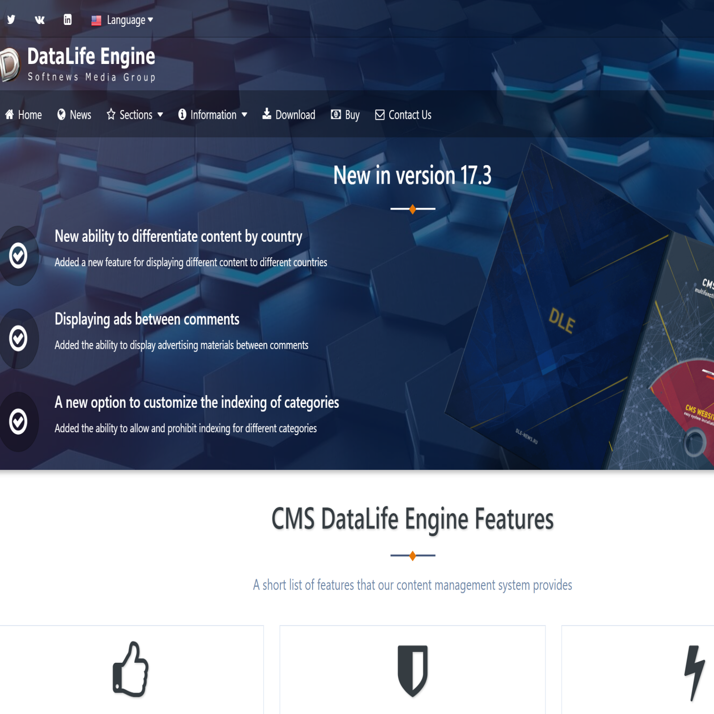 DataLife Engine v16.1 - A Content Management System