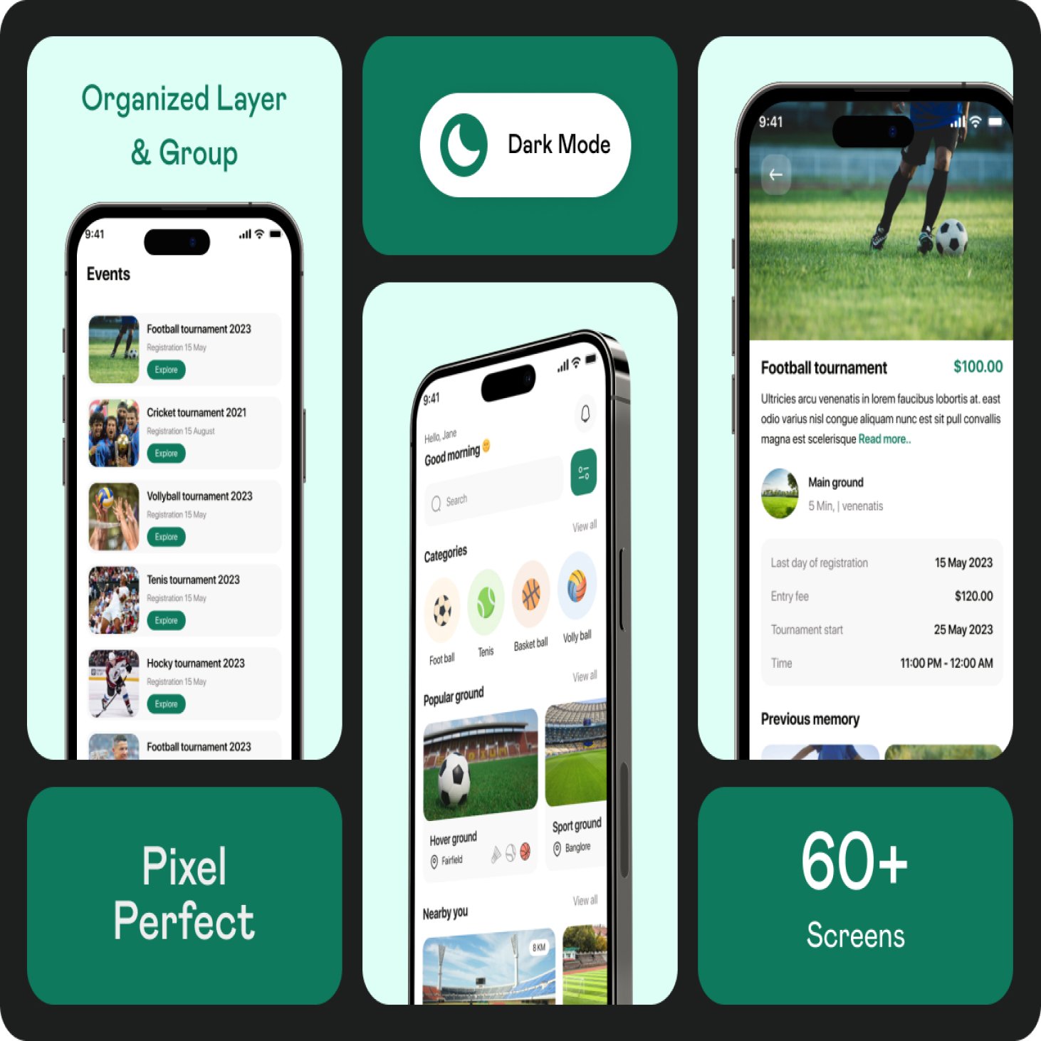 BookSpot UI Template v1.0 - Play Ground Booking App